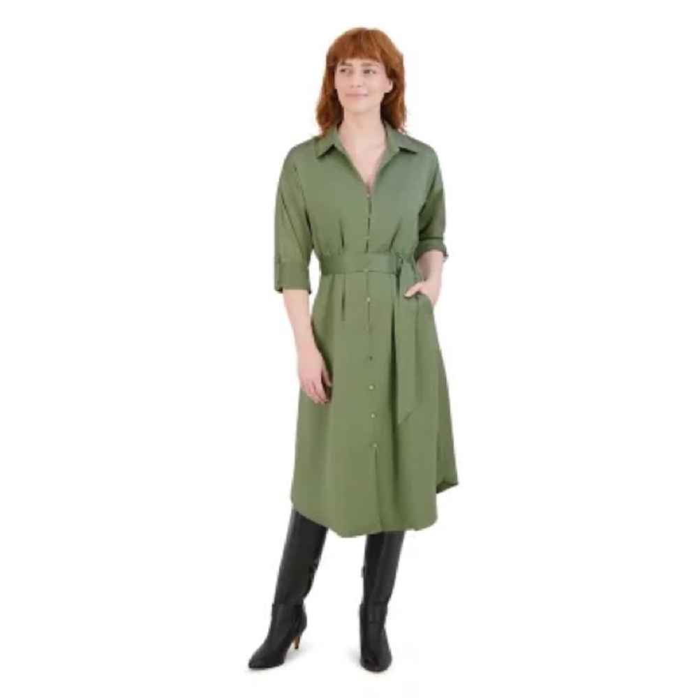 NWT French Connection Long Sleeve Shirtdress